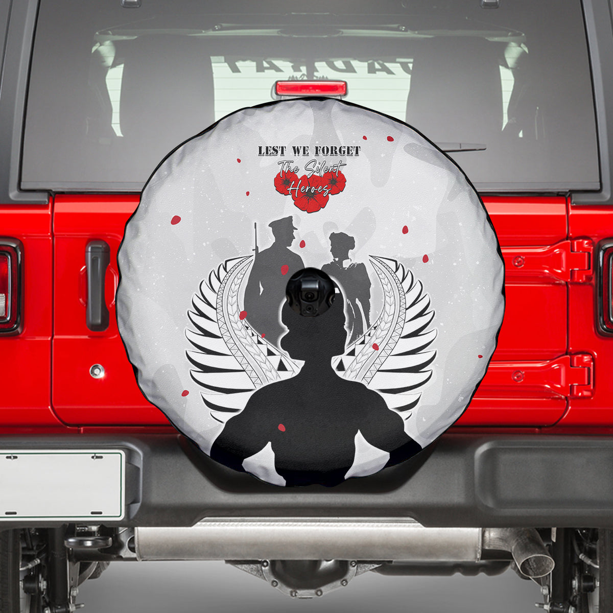 New Zealand ANZAC Day Spare Tire Cover For The Nurse Lest We Forget LT05 - Polynesian Pride