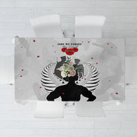 New Zealand ANZAC Day Tablecloth For The Nurse Lest We Forget LT05 White - Polynesian Pride