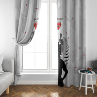 New Zealand ANZAC Day Window Curtain For The Nurse Lest We Forget LT05 - Polynesian Pride