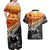 New Zealand ANZAC Rugby Couples Matching Off Shoulder Maxi Dress and Hawaiian Shirt Soldier Fern With Kiwi Bird LT05