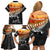 New Zealand ANZAC Rugby Family Matching Off Shoulder Short Dress and Hawaiian Shirt Soldier Fern With Kiwi Bird LT05