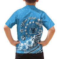 Personalised Penrhyn Gospel Day Kid Hawaiian Shirt Cook Islands Tribal Pattern LT05 - Polynesian Pride