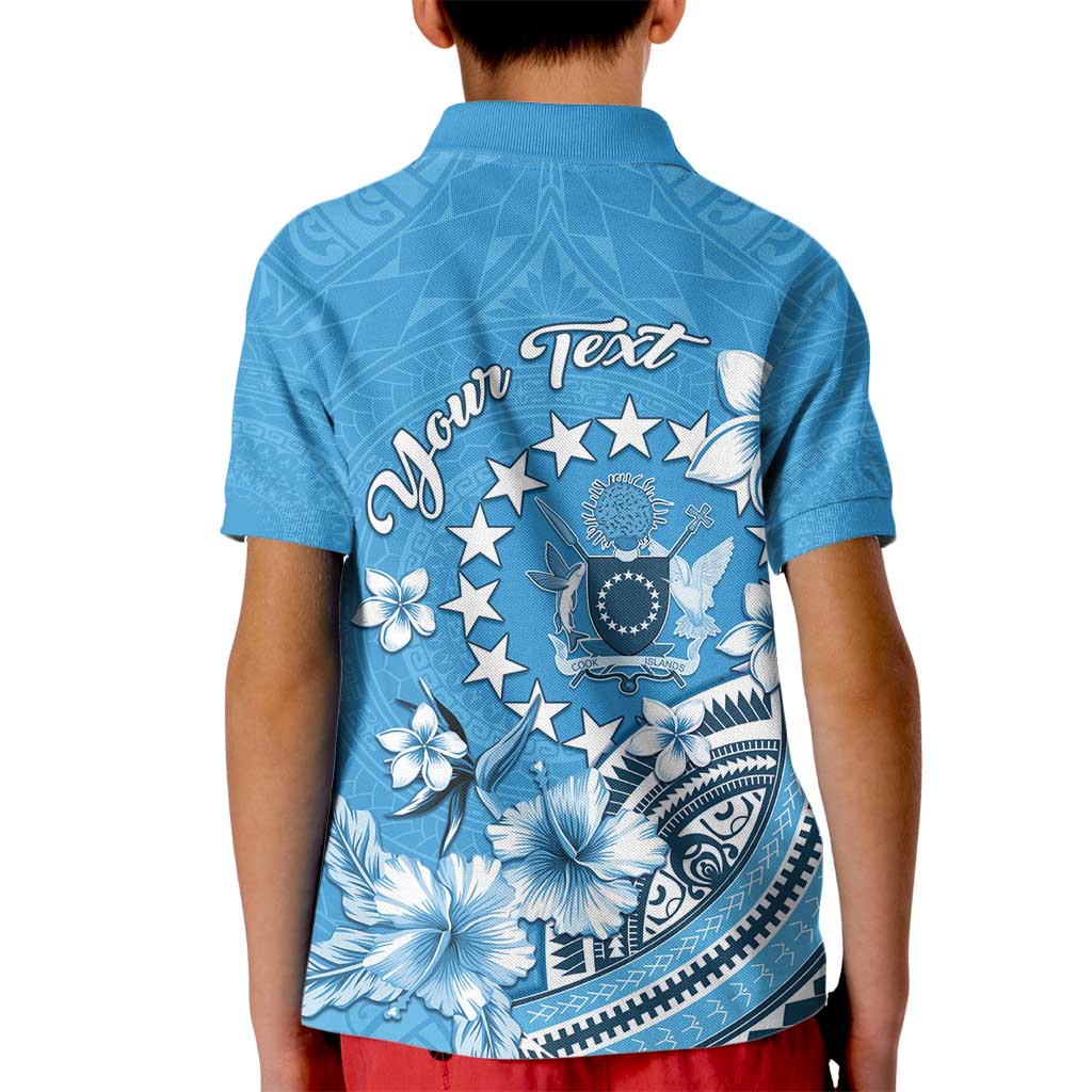 Personalised Penrhyn Gospel Day Kid Polo Shirt Cook Islands Tribal Pattern LT05 - Polynesian Pride