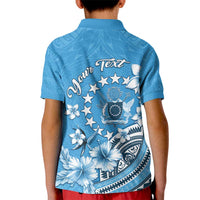 Personalised Penrhyn Gospel Day Kid Polo Shirt Cook Islands Tribal Pattern LT05 - Polynesian Pride