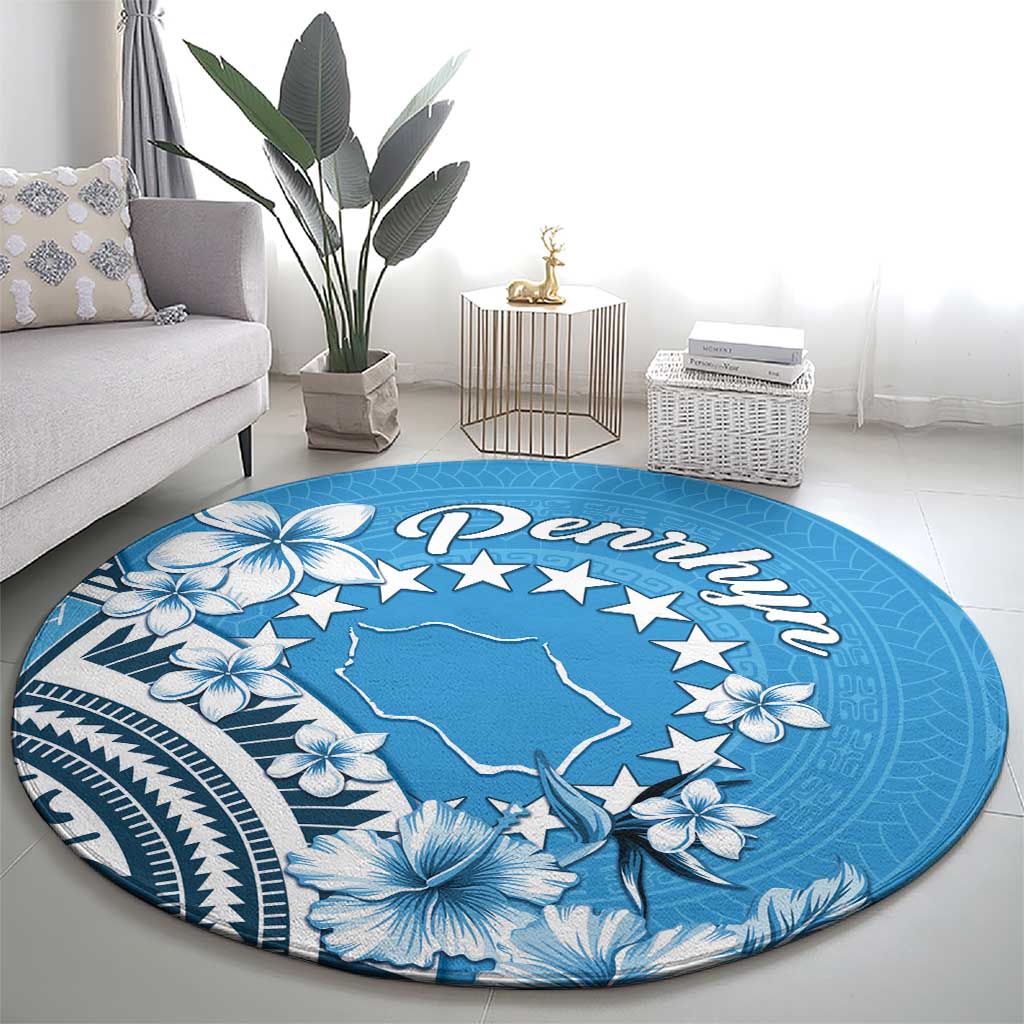 Penrhyn Gospel Day Round Carpet Cook Islands Tribal Pattern LT05 - Polynesian Pride