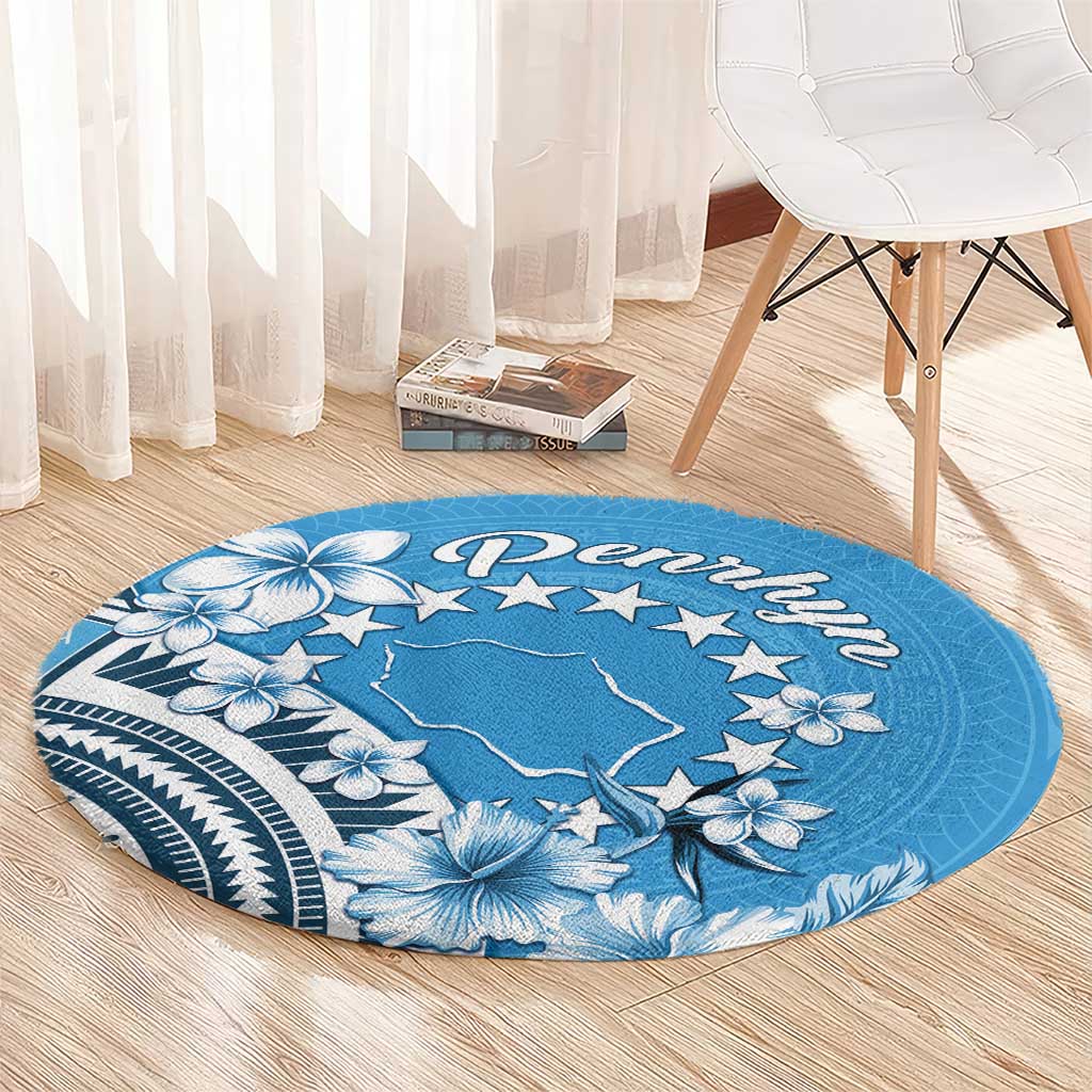 Penrhyn Gospel Day Round Carpet Cook Islands Tribal Pattern LT05 - Polynesian Pride