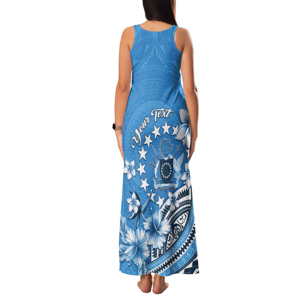 Personalised Penrhyn Gospel Day Tank Maxi Dress Cook Islands Tribal Pattern LT05 - Polynesian Pride