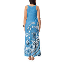 Personalised Penrhyn Gospel Day Tank Maxi Dress Cook Islands Tribal Pattern LT05 - Polynesian Pride