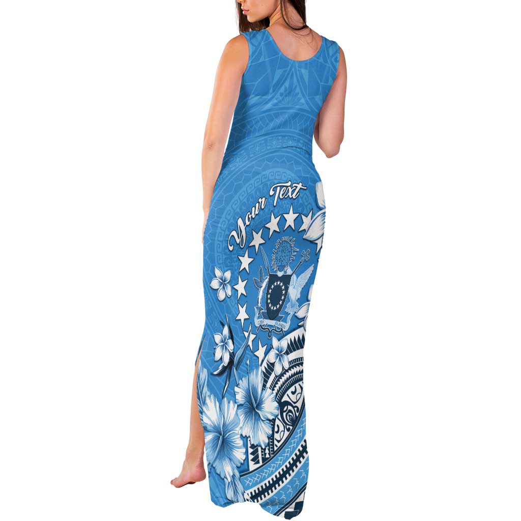 Personalised Penrhyn Gospel Day Tank Maxi Dress Cook Islands Tribal Pattern LT05 - Polynesian Pride