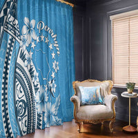 Penrhyn Gospel Day Window Curtain Cook Islands Tribal Pattern LT05 - Polynesian Pride