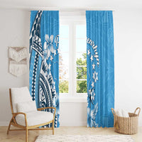 Penrhyn Gospel Day Window Curtain Cook Islands Tribal Pattern LT05 - Polynesian Pride