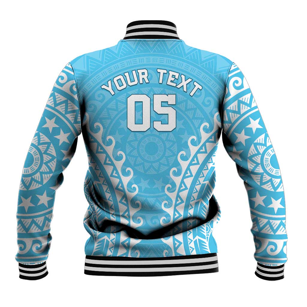 Custom Cook Islands Mauke Baseball Jacket Polynesian Tribal Tattoo LT05 - Polynesian Pride