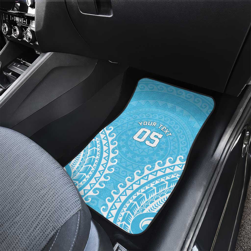 Custom Cook Islands Mauke Car Mats Polynesian Tribal Tattoo LT05 - Polynesian Pride