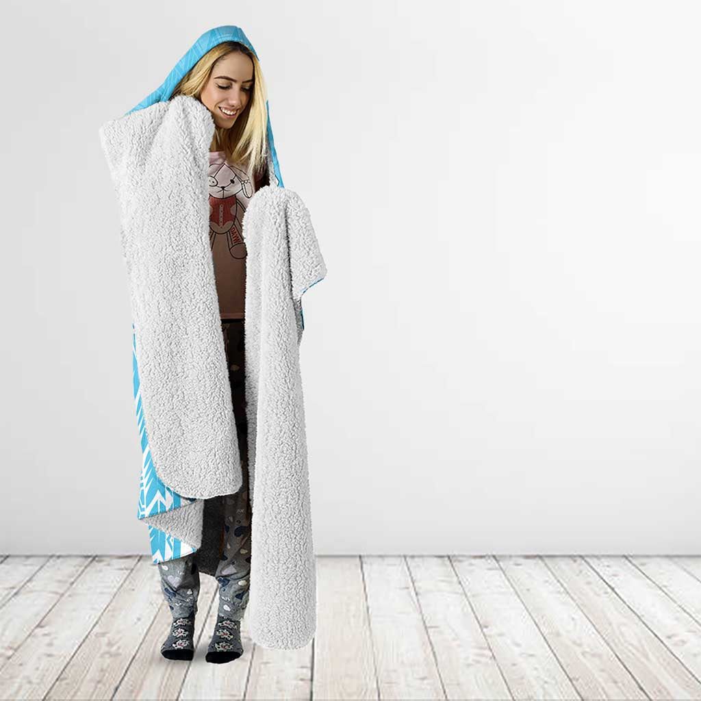 Cook Islands Mauke Hooded Blanket Polynesian Tribal Tattoo LT05 - Polynesian Pride