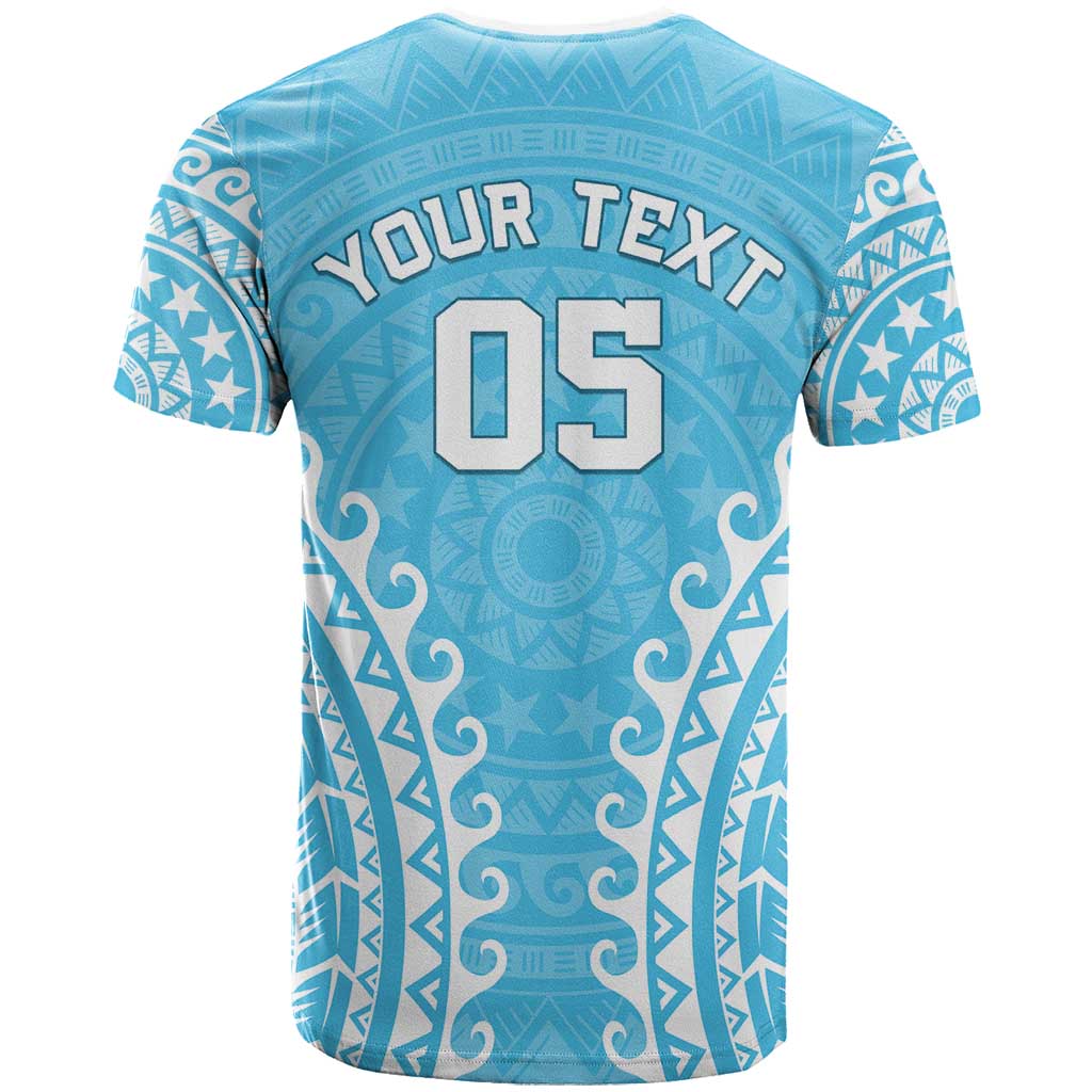 Custom Cook Islands Mauke T Shirt Polynesian Tribal Tattoo LT05 - Polynesian Pride