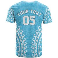 Custom Cook Islands Mauke T Shirt Polynesian Tribal Tattoo LT05 - Polynesian Pride