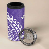 Cook Islands Rarotonga 4 in 1 Can Cooler Tumbler Polynesian Tribal Tattoo LT05 - Polynesian Pride