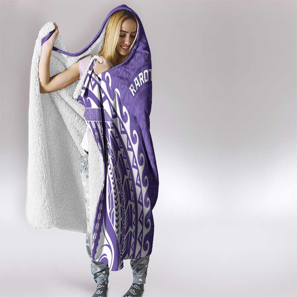 Cook Islands Rarotonga Hooded Blanket Polynesian Tribal Tattoo LT05 - Polynesian Pride