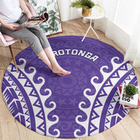 Cook Islands Rarotonga Round Carpet Polynesian Tribal Tattoo LT05 - Polynesian Pride