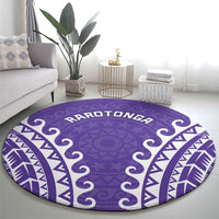 Cook Islands Rarotonga Round Carpet Polynesian Tribal Tattoo LT05 - Polynesian Pride