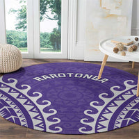 Cook Islands Rarotonga Round Carpet Polynesian Tribal Tattoo LT05 - Polynesian Pride