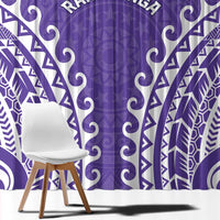Cook Islands Rarotonga Window Curtain Polynesian Tribal Tattoo LT05 - Polynesian Pride
