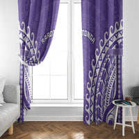 Cook Islands Rarotonga Window Curtain Polynesian Tribal Tattoo LT05 - Polynesian Pride