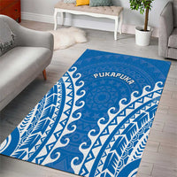 Cook Islands Pukapuka Area Rug Polynesian Tribal Tattoo LT05 - Polynesian Pride