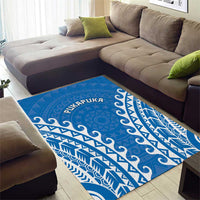 Cook Islands Pukapuka Area Rug Polynesian Tribal Tattoo LT05 - Polynesian Pride