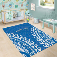 Cook Islands Pukapuka Area Rug Polynesian Tribal Tattoo LT05 - Polynesian Pride
