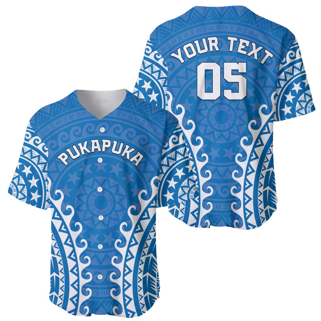 Custom Cook Islands Pukapuka Baseball Jersey Polynesian Tribal Tattoo LT05 - Polynesian Pride
