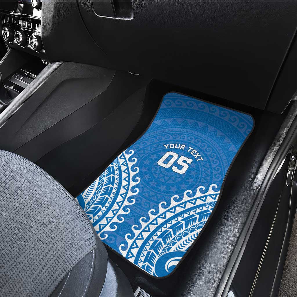 Custom Cook Islands Pukapuka Car Mats Polynesian Tribal Tattoo LT05 - Polynesian Pride