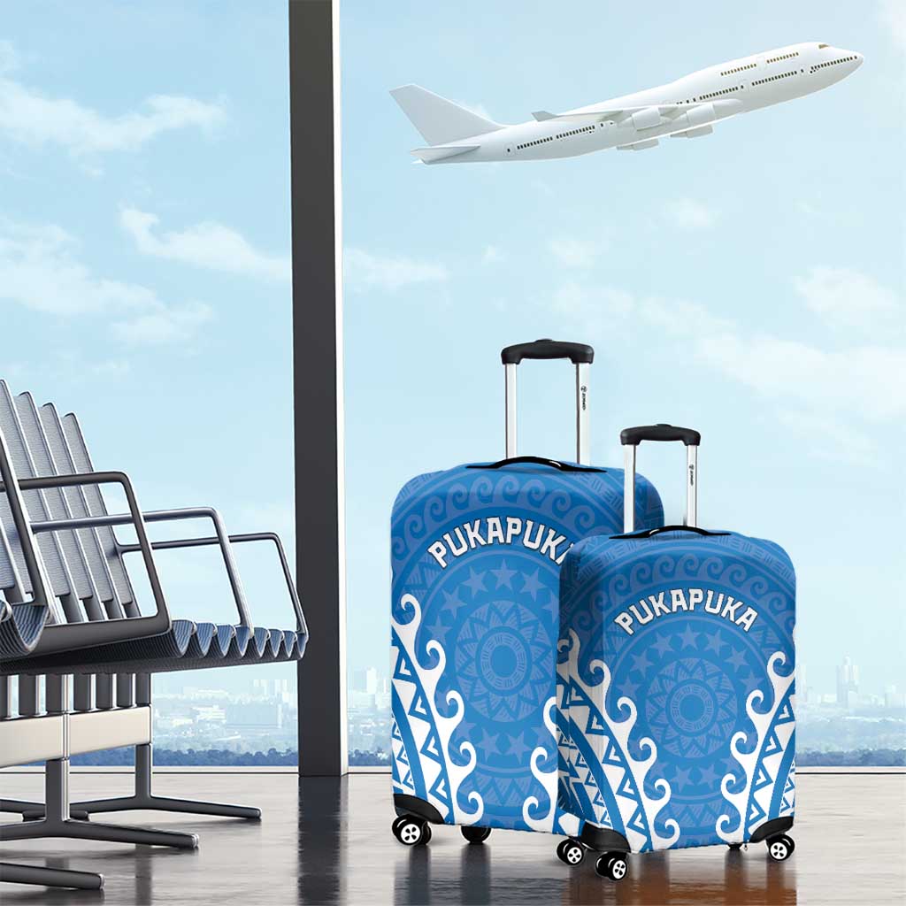 Cook Islands Pukapuka Luggage Cover Polynesian Tribal Tattoo LT05 - Polynesian Pride