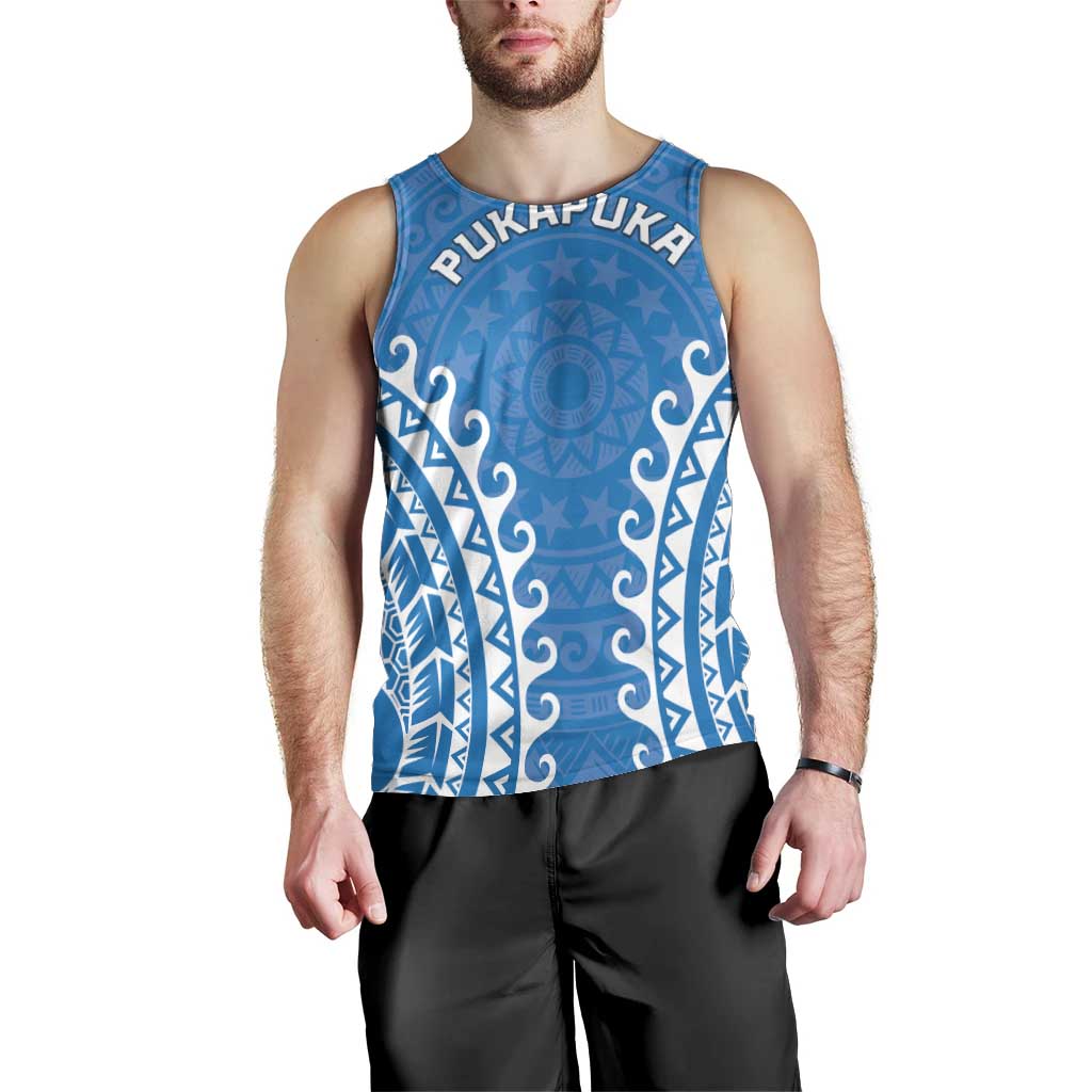 Custom Cook Islands Pukapuka Men Tank Top Polynesian Tribal Tattoo LT05 - Polynesian Pride