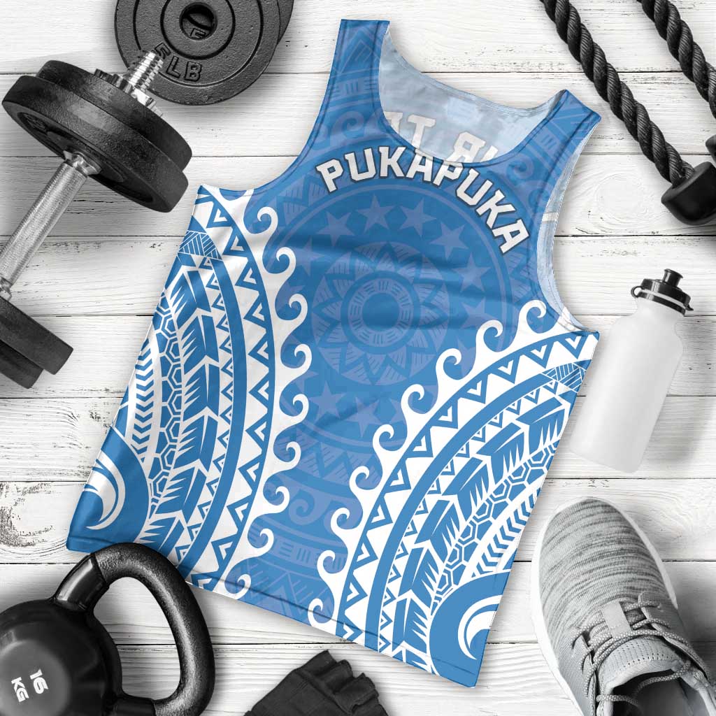 Custom Cook Islands Pukapuka Men Tank Top Polynesian Tribal Tattoo LT05 - Polynesian Pride