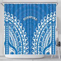 Cook Islands Pukapuka Shower Curtain Polynesian Tribal Tattoo LT05 - Polynesian Pride