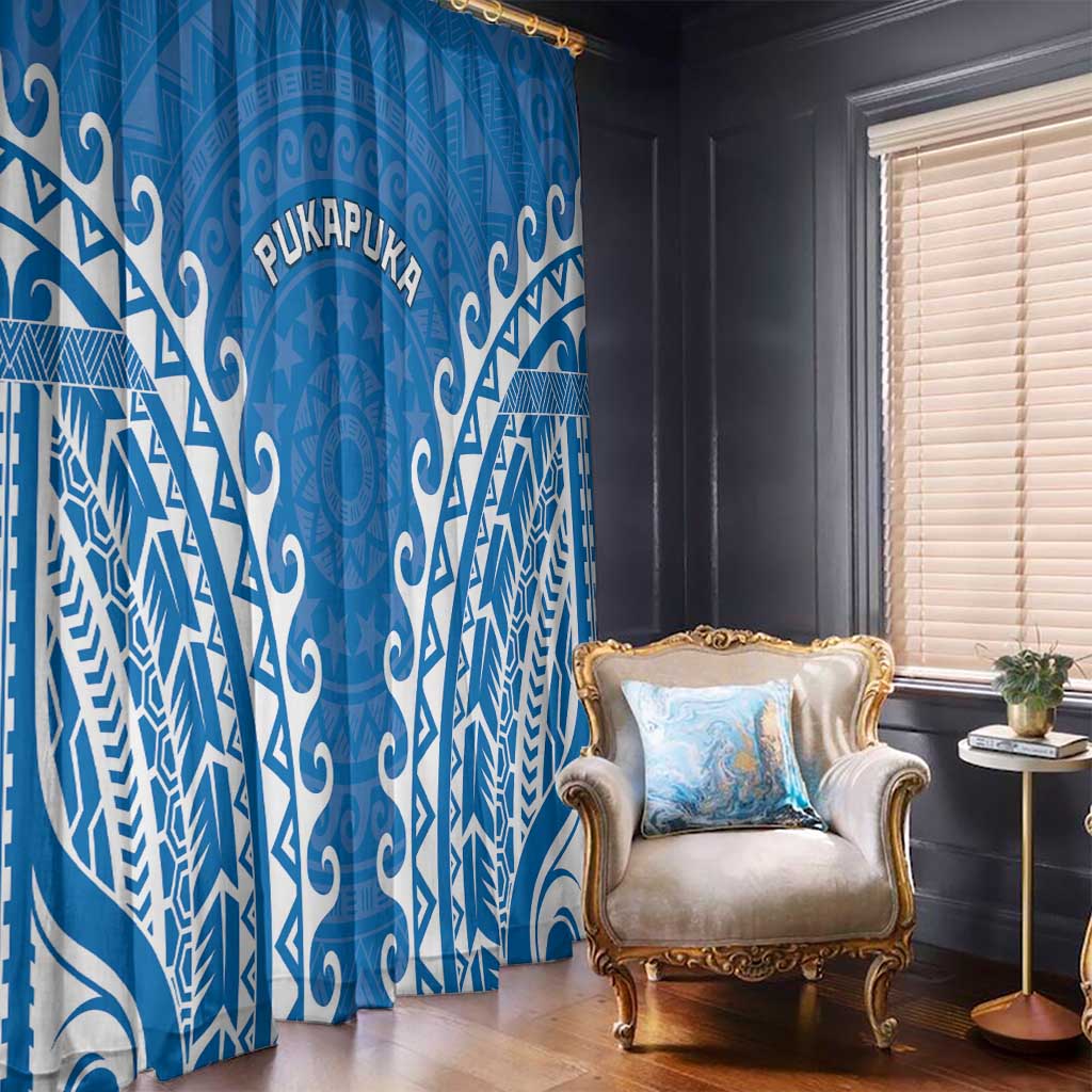 Cook Islands Pukapuka Window Curtain Polynesian Tribal Tattoo LT05 - Polynesian Pride