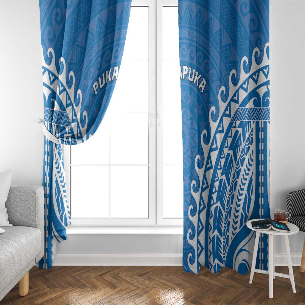 Cook Islands Pukapuka Window Curtain Polynesian Tribal Tattoo LT05 - Polynesian Pride