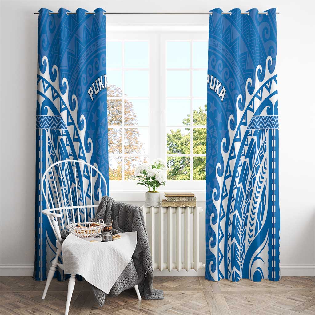 Cook Islands Pukapuka Window Curtain Polynesian Tribal Tattoo LT05 - Polynesian Pride