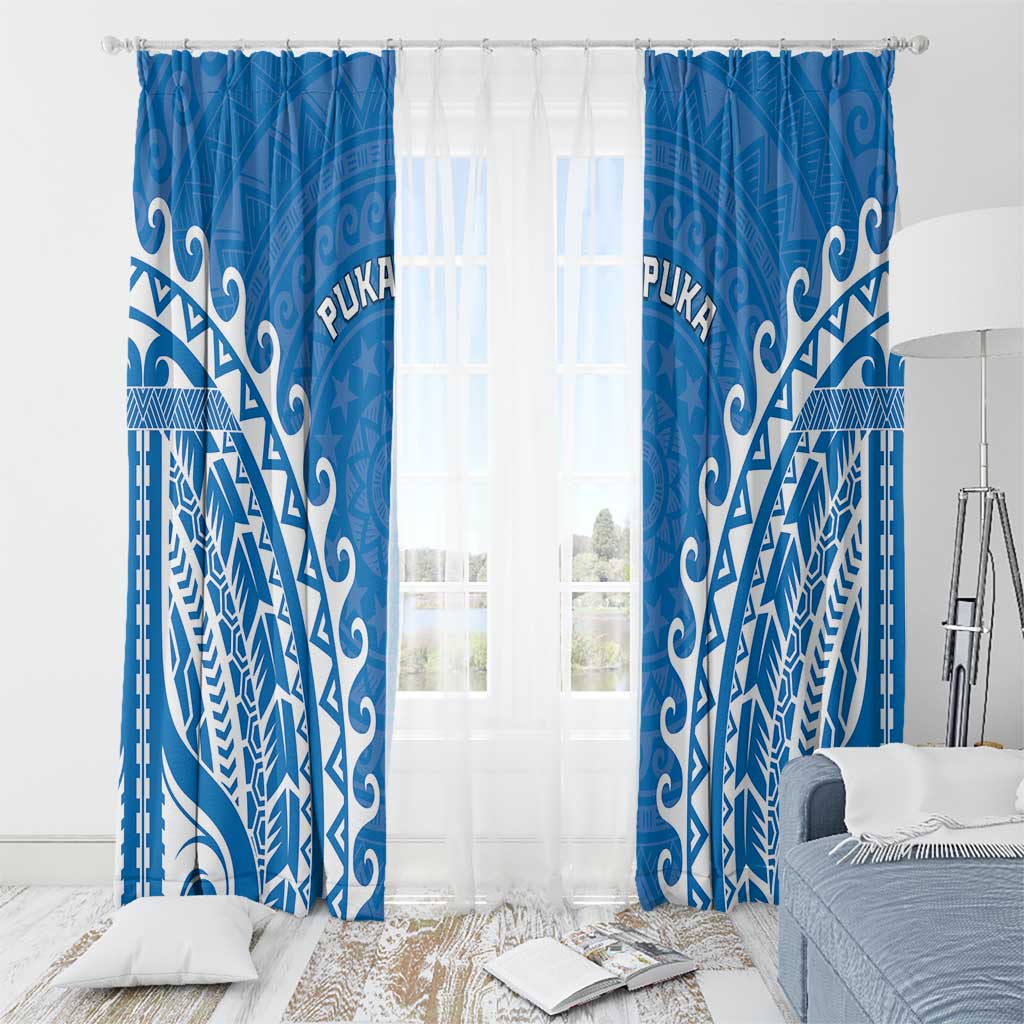 Cook Islands Pukapuka Window Curtain Polynesian Tribal Tattoo LT05 - Polynesian Pride