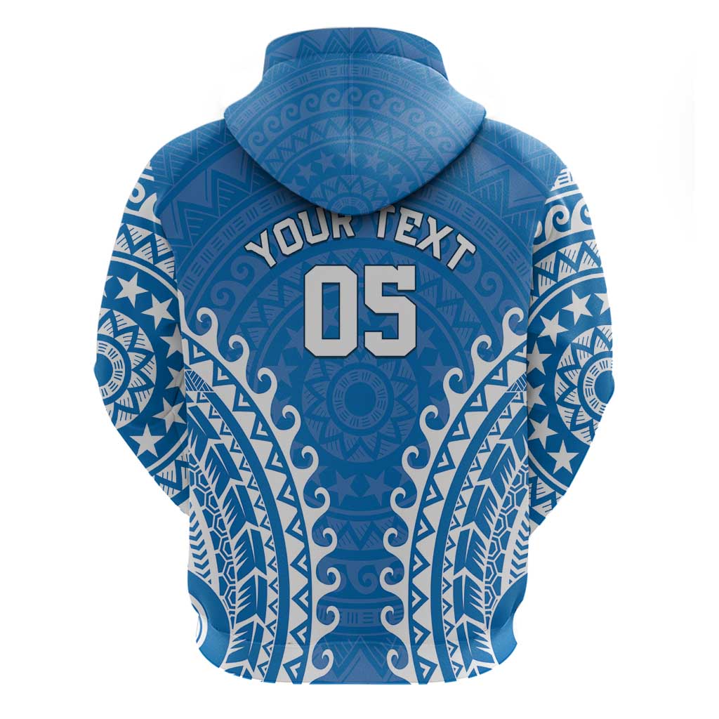 Custom Cook Islands Pukapuka Zip Hoodie Polynesian Tribal Tattoo LT05 - Polynesian Pride