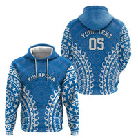Custom Cook Islands Pukapuka Zip Hoodie Polynesian Tribal Tattoo LT05 - Polynesian Pride