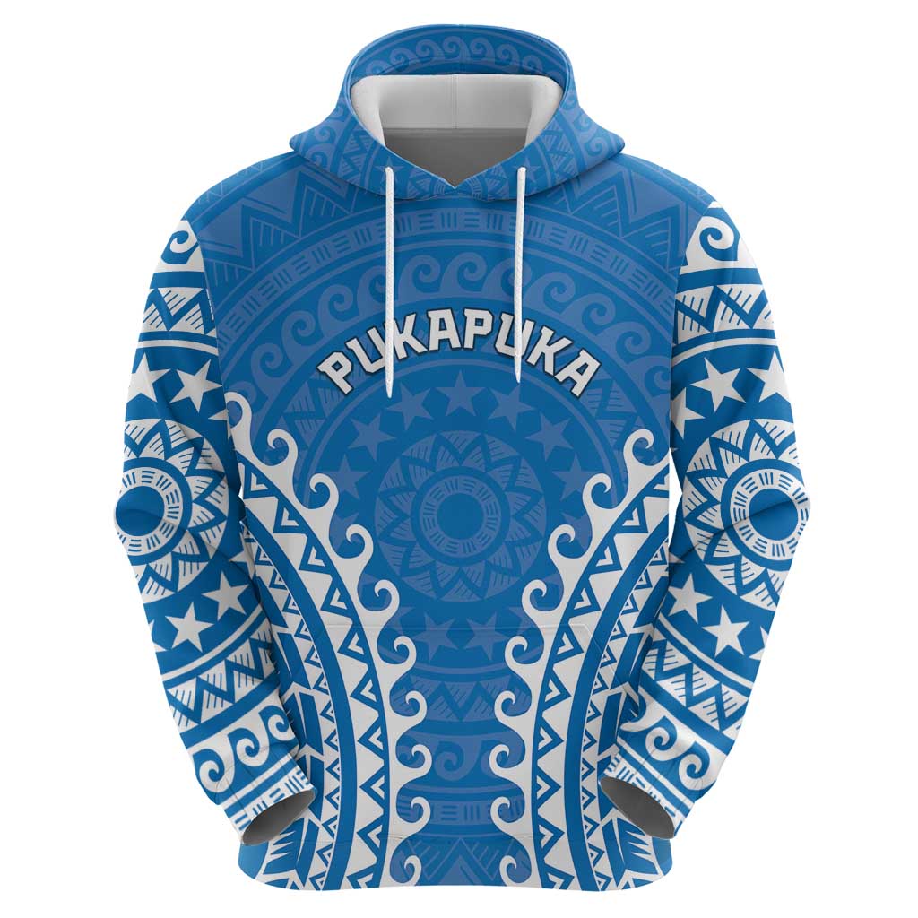 Custom Cook Islands Pukapuka Zip Hoodie Polynesian Tribal Tattoo LT05 - Polynesian Pride