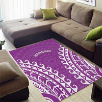 Cook Islands Mangaia Area Rug Polynesian Tribal Tattoo LT05 - Polynesian Pride