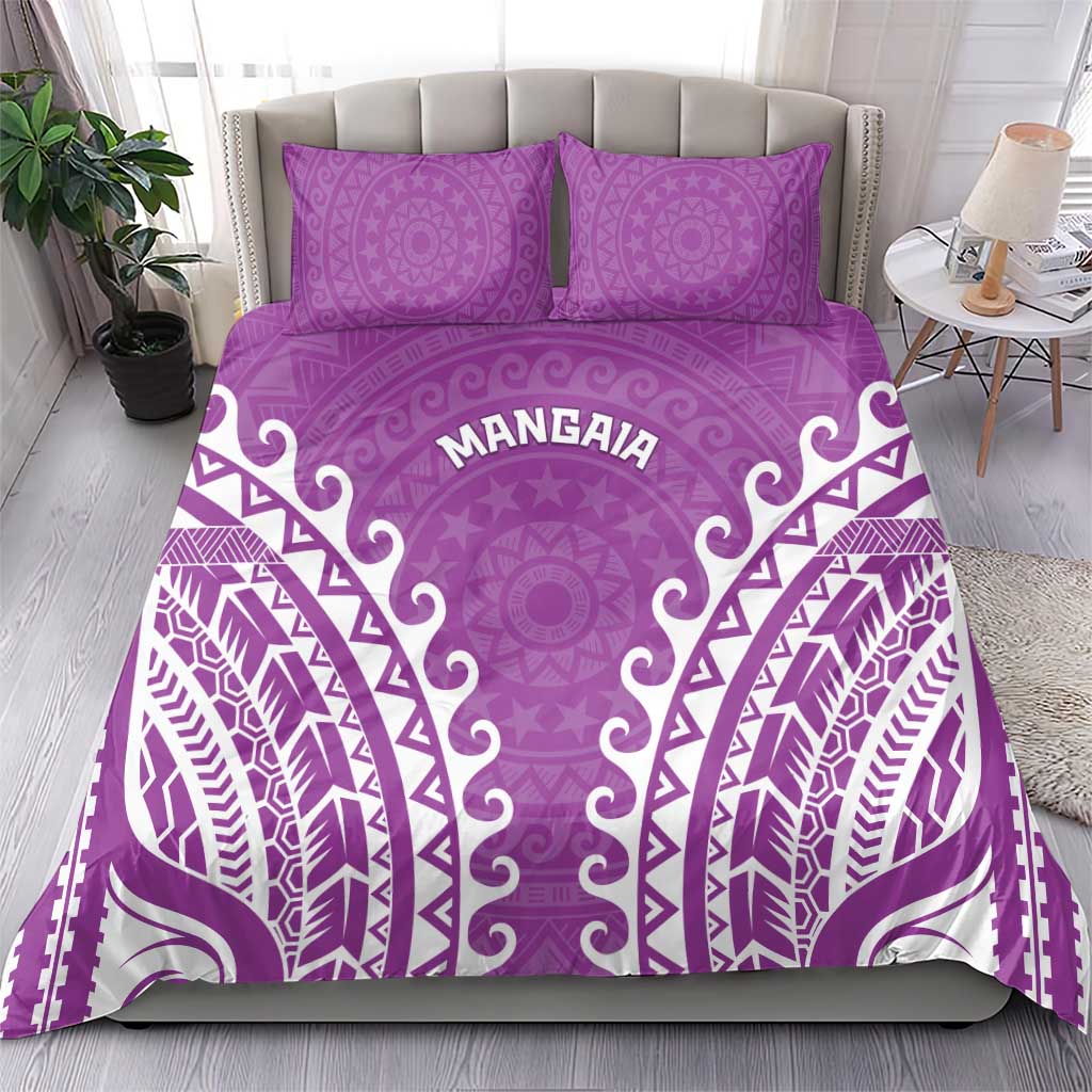 Cook Islands Mangaia Bedding Set Polynesian Tribal Tattoo LT05 - Polynesian Pride