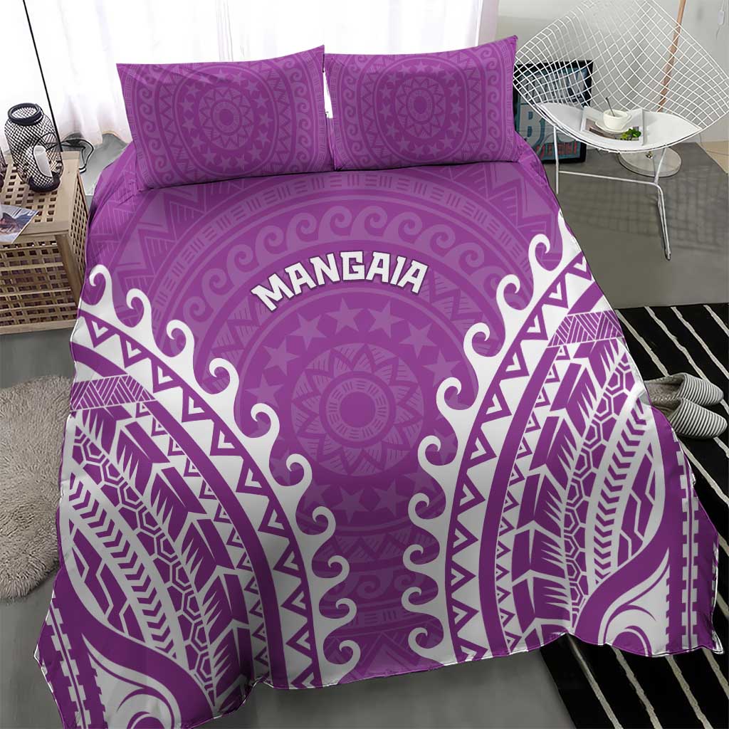 Cook Islands Mangaia Bedding Set Polynesian Tribal Tattoo LT05 - Polynesian Pride