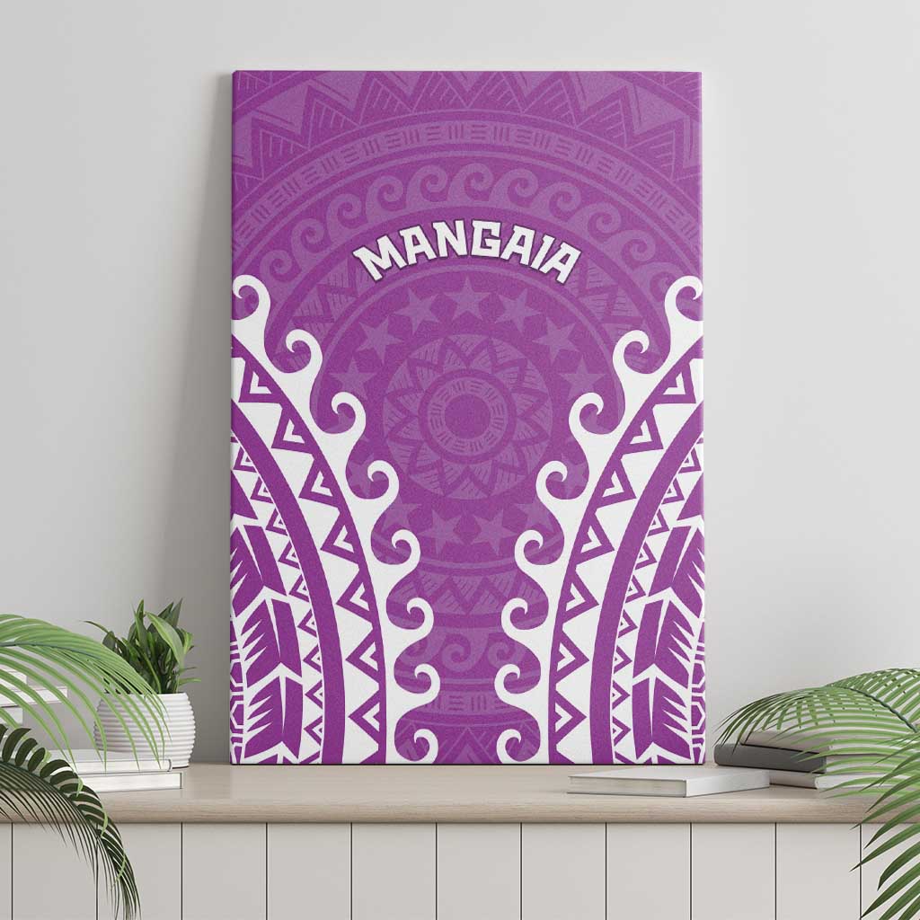 Cook Islands Mangaia Canvas Wall Art Polynesian Tribal Tattoo LT05 - Polynesian Pride