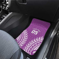 Custom Cook Islands Mangaia Car Mats Polynesian Tribal Tattoo LT05 - Polynesian Pride