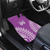 Custom Cook Islands Mangaia Car Mats Polynesian Tribal Tattoo LT05 - Polynesian Pride