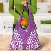 Cook Islands Mangaia Grocery Bag Polynesian Tribal Tattoo LT05 - Polynesian Pride